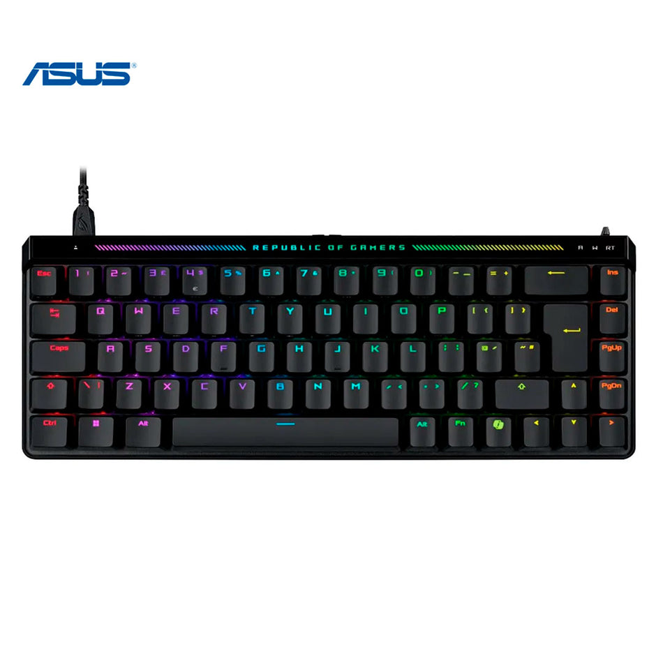 TECLADO ASUS GAMING CONECTIVIDAD USB 20 RGB LED PN 90MP03VE-BKAA20
