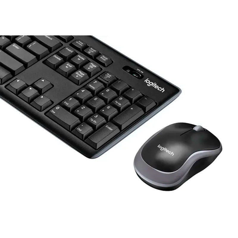 LOGITECH MK270 TECLADO + MOUSE INALÁMBRICO USB NEGRO (PN 920-004432)-UY