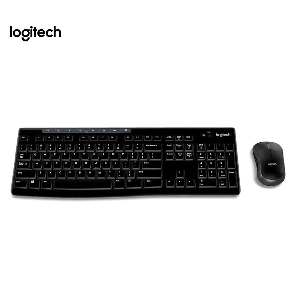 LOGITECH MK270 TECLADO + MOUSE INALÁMBRICO USB NEGRO (PN 920-004432)-UY