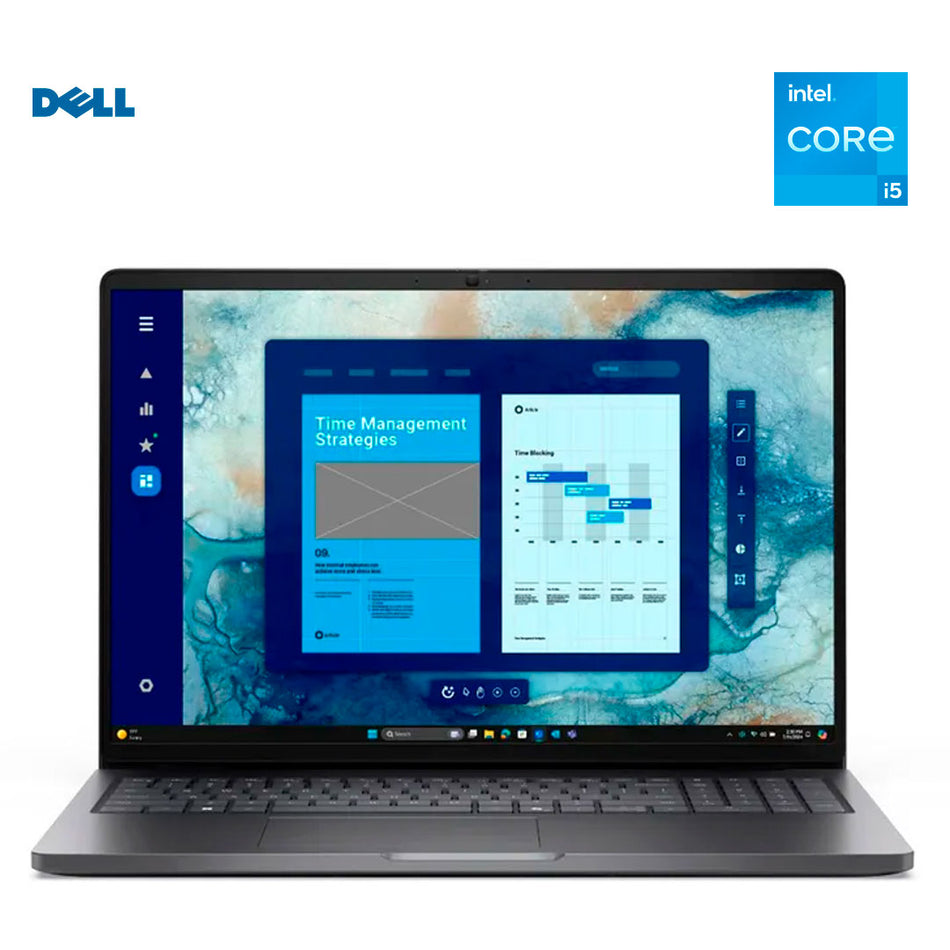 Laptop Dell Pro 16 PC16250 16" Intel Core 5 120U 8GB 512GB SSD Full HD Plus 60Hz Español Teclado