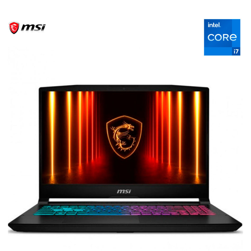 Laptop MSI Katana 15 HX B14WEK, 15.6" QHD(2560 x 1440) IPS, i7-14650HX, 16 GB - 512 GB SSD, RTX 5050, Negro