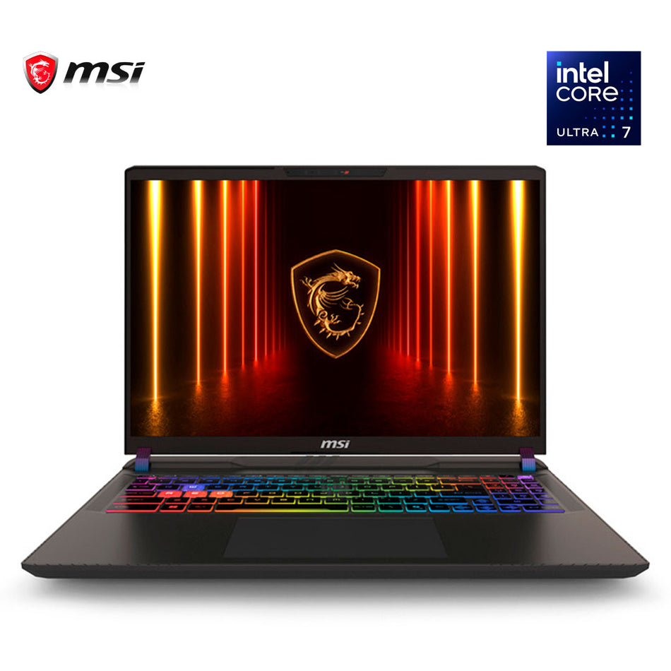 Laptop Gaming MSI Vector 16 HX AI A2XWHG, 16" FHD+ IPS, Core Ultra 7-255HX hasta 5.2GHz