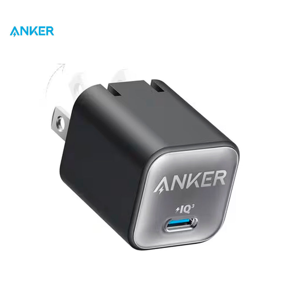 Wall Charger 30 Watts - USB-C Ports- iQ3 + Cable USB-C 1.8m 60W