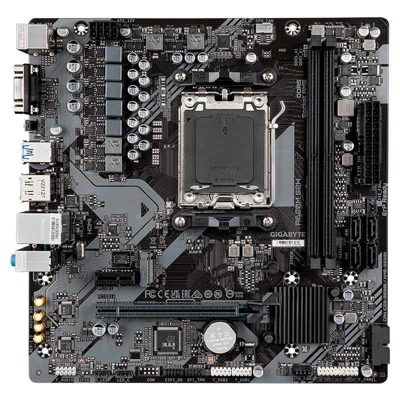Placa base Gigabyte A620M S2H (rev. 1.0) Chipset AMD A620, Socket AM5, Micro ATX