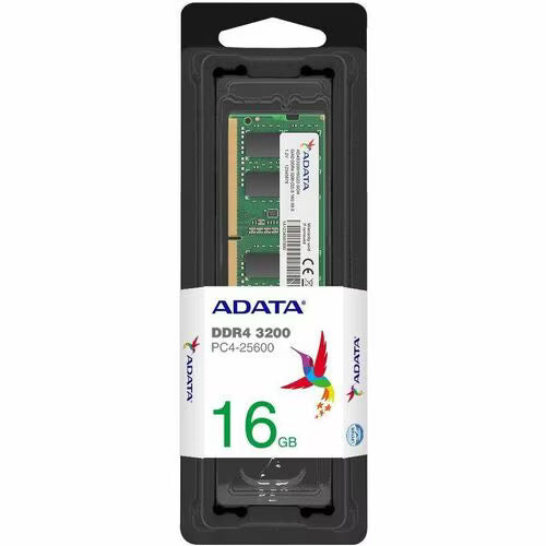 Memoria Para Laptop Sodimm Adata Ddr4 16gb (ad4s320016g22-sgn) 3200 Mhz, Verde