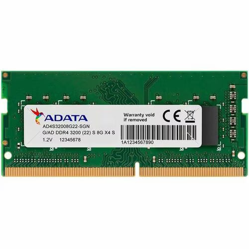 Memoria Para Laptop Sodimm Adata Ddr4 8gb (ad4s32008g22-sgn) 3200 Mhz