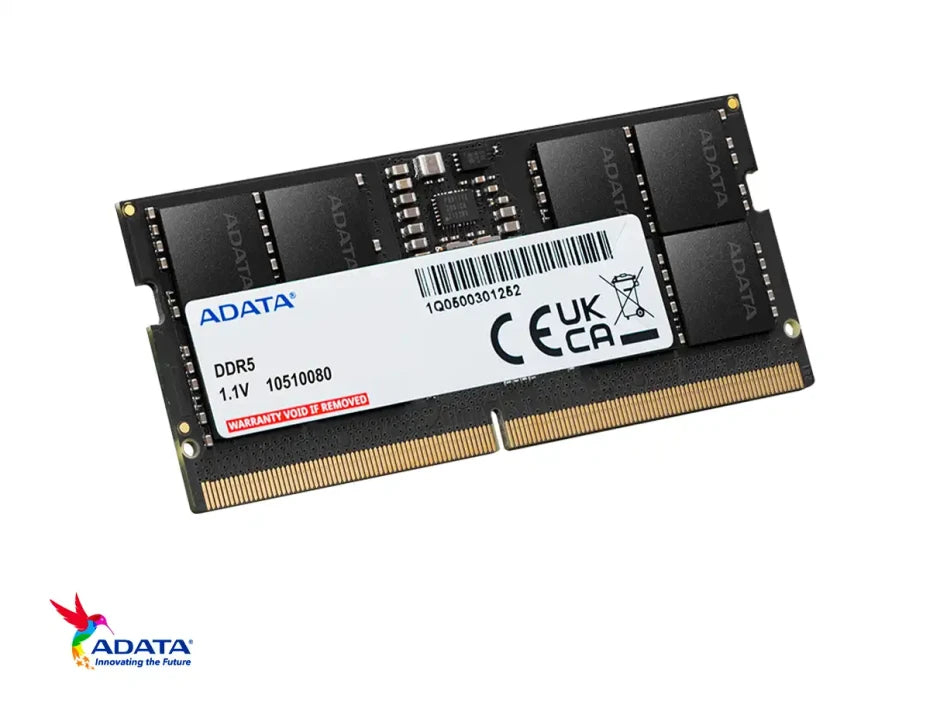 Memoria Para Laptop Sodimm Adata Ddr5 8gb (ad5s56008g-s) 5600 Mhz, Negro