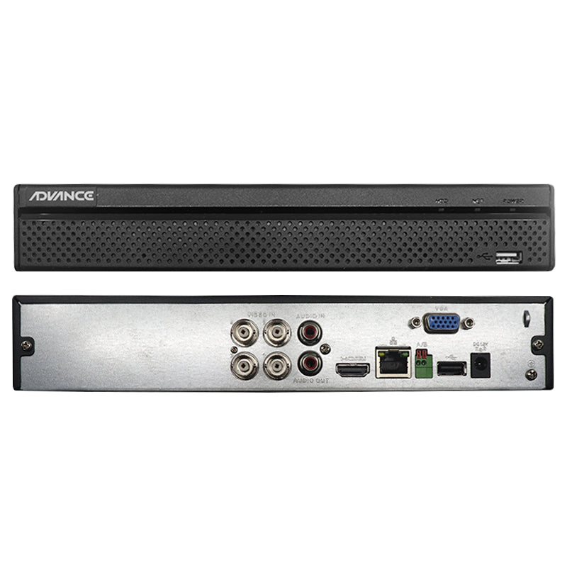 ADVANCE ADV-DVR1 DVR  5 EN 1 DE 4 CANALES ANALÓGICOS / HDCVI / HDTVI / AHD + 1 CANAL IP