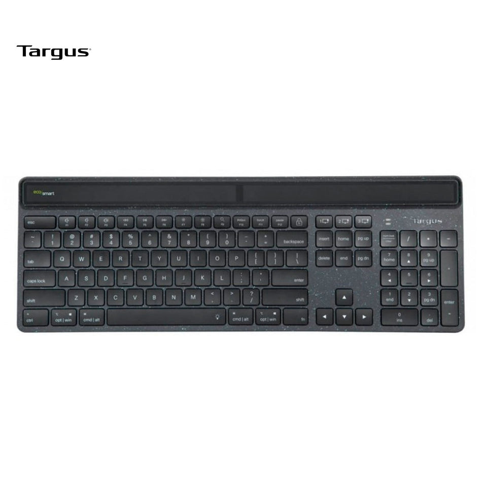 Teclado Inalámbrico Targus EcoSmart, USB, Bluetooth, Español - negro