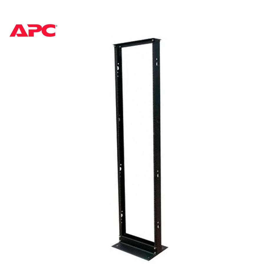 Rack NetShelter APC AR201 de 2 Ejes, 45 U y 12-24 perforaciones roscadas, Negro