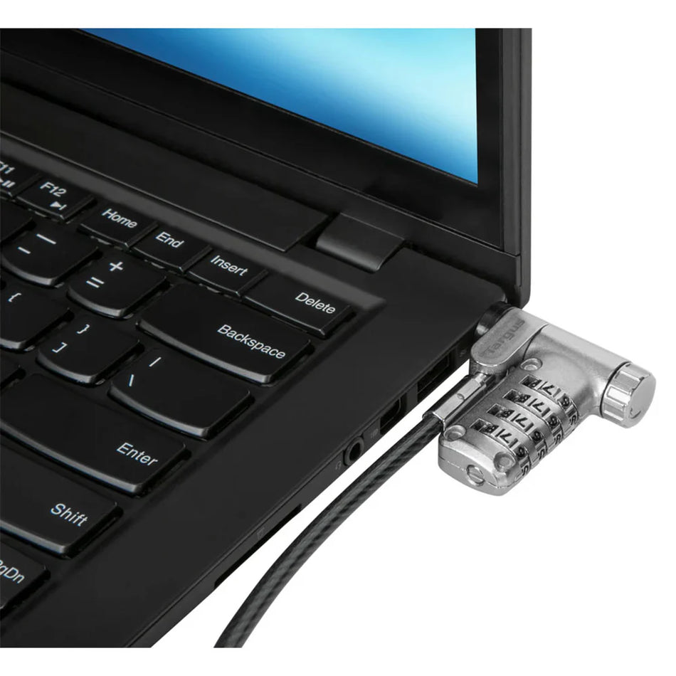 TARGUS ASP96RGLX Cable De Seguridad  DEFCON Con cabeza Adaptable Lock, Universal