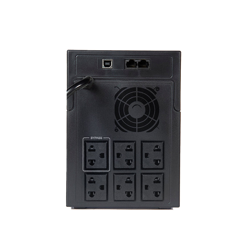 UPS Interactivo Elise Fase, AUR-2200-LCD-USB, 2200VA / 1200W, Puerto inteligente USB-HID.