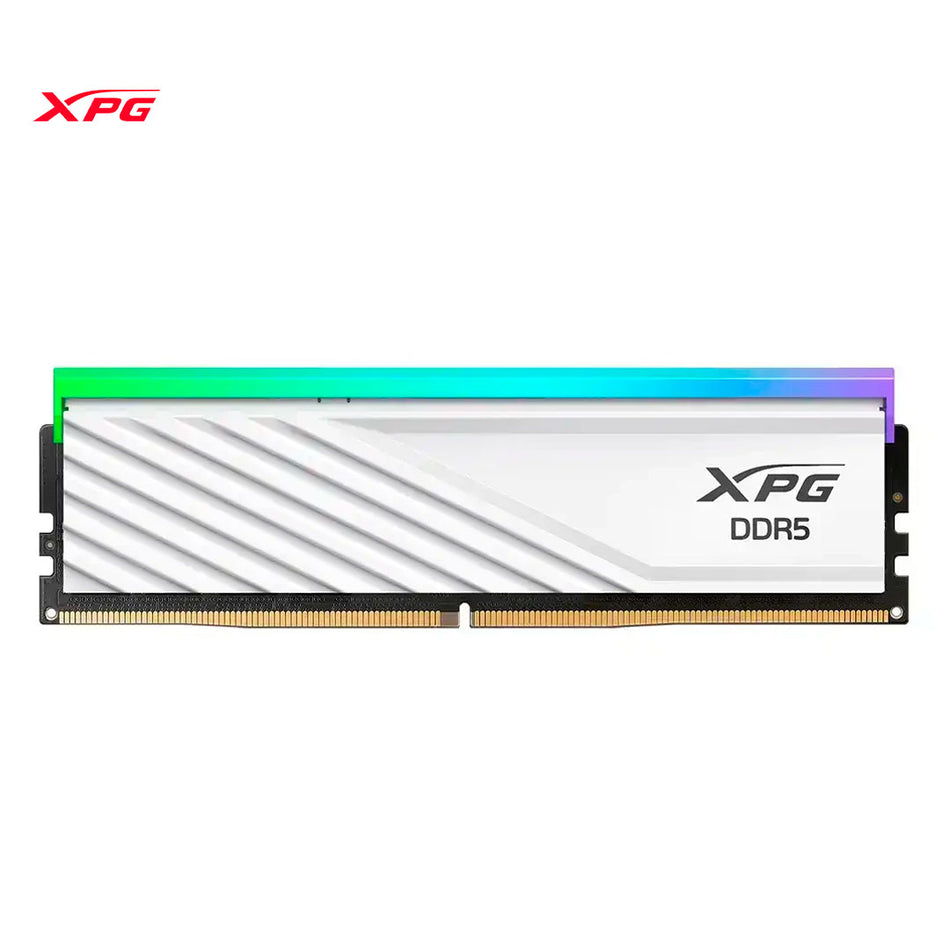 Memoria Ram Xpg Ddr5 16gb Lancer Blade Rgb (ax5u6000c3016g-slabrwh) 6000 Mt/s, Blanco, Rgb, Cl30
