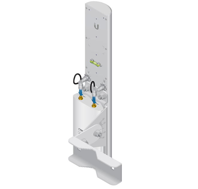 UBIQUITI AM-5G16-120 - ANTENA SECTORIAL PARA RADIO ESTACIONES BASE AIRMAX DE 120 GRADOS DE COBERTURA HORIZONTAL, 5 GHZ (5.10-5.85 GHZ) DE 16 DBI