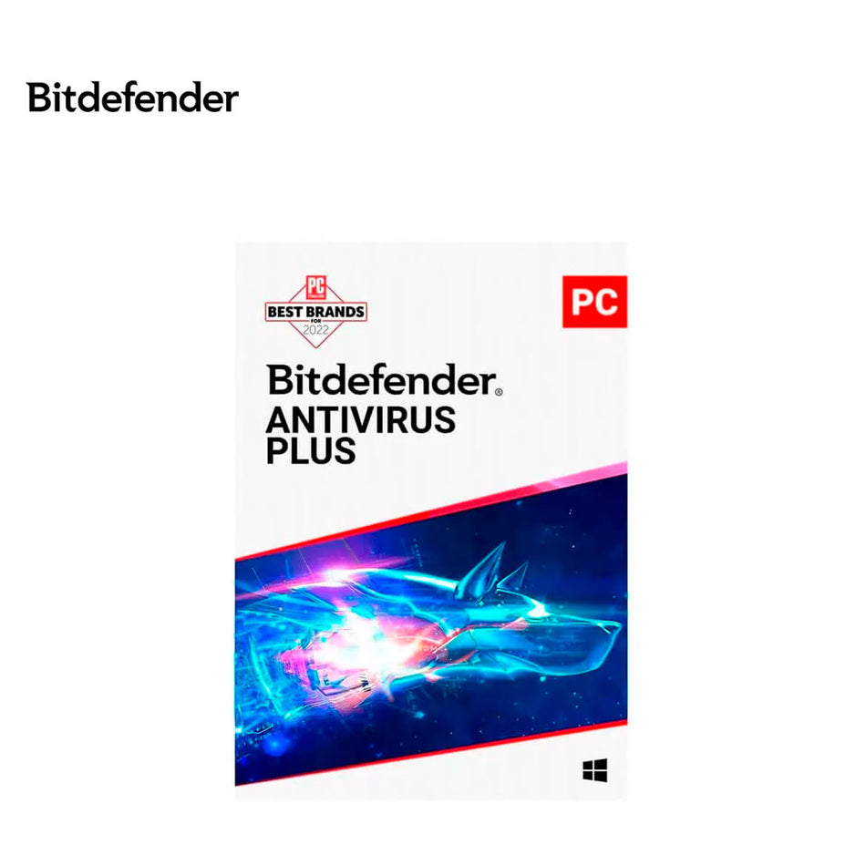 Antivirus BITDEFENDER PLUS 1 PC 12 Meses (B11010054)