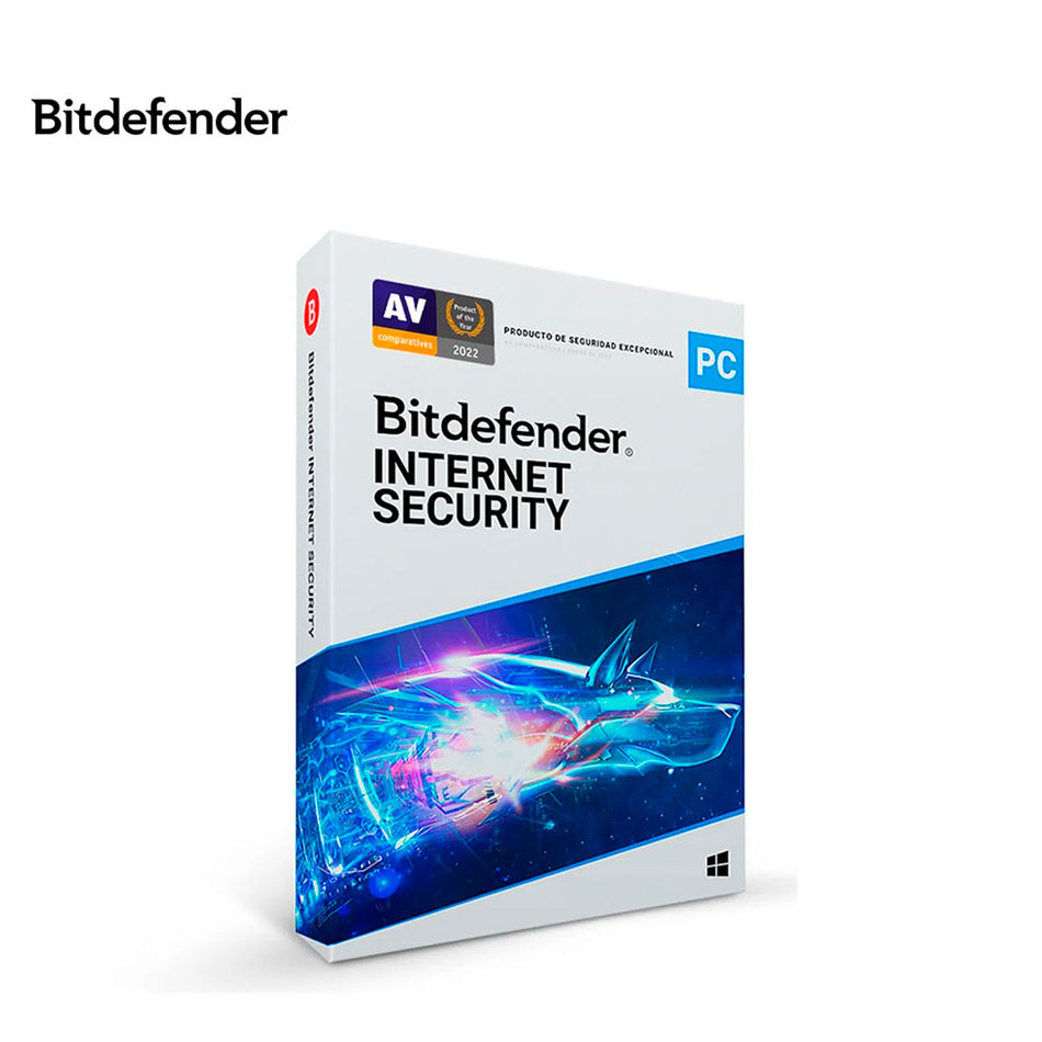 Software Bitdefender antivirus Internet Security 1 PC 12 Meses