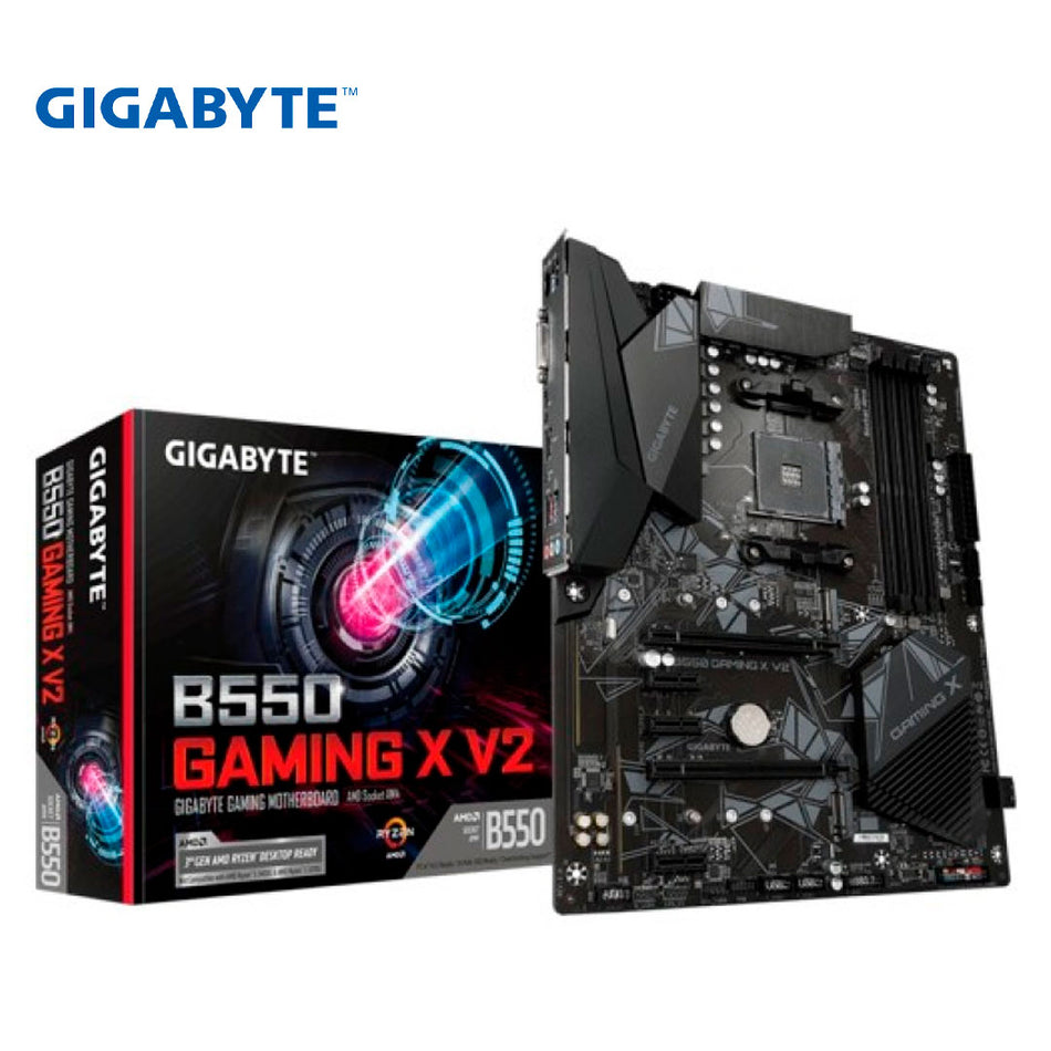 Placa base Gigabyte B550 GAMING X V2 (rev. 1.0), Chipset AMD B550, Zócalo AMD AM4, ATX