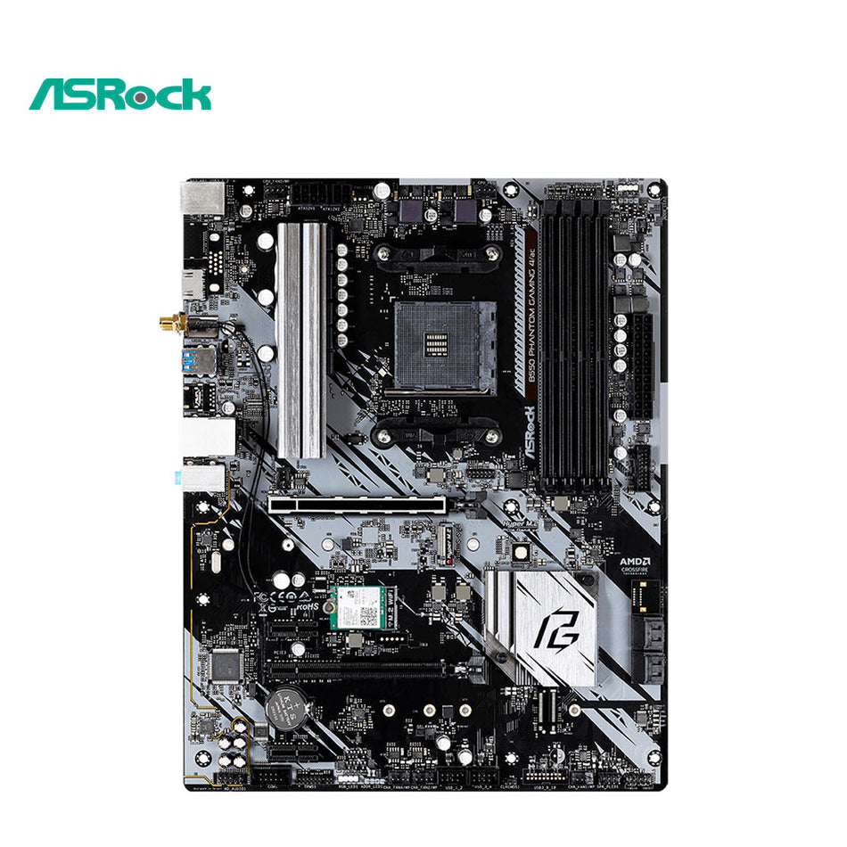 Placa base ASROCK B550 Phantom Gaming 4/ac, chipset AMD B550, zócalo AMD AM4, ATX
