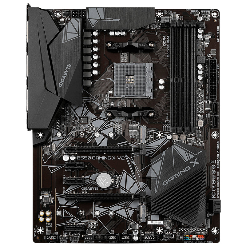 Placa base Gigabyte B550 GAMING X V2 (rev. 1.0), Chipset AMD B550, Zócalo AMD AM4, ATX