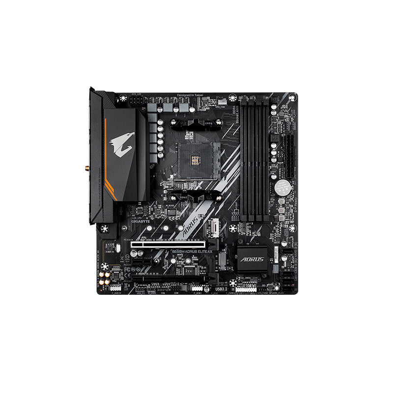 Placa base Gigabyte B550M AORUS ELITE AX, chipset AMD B550, zócalo AM4, mATX