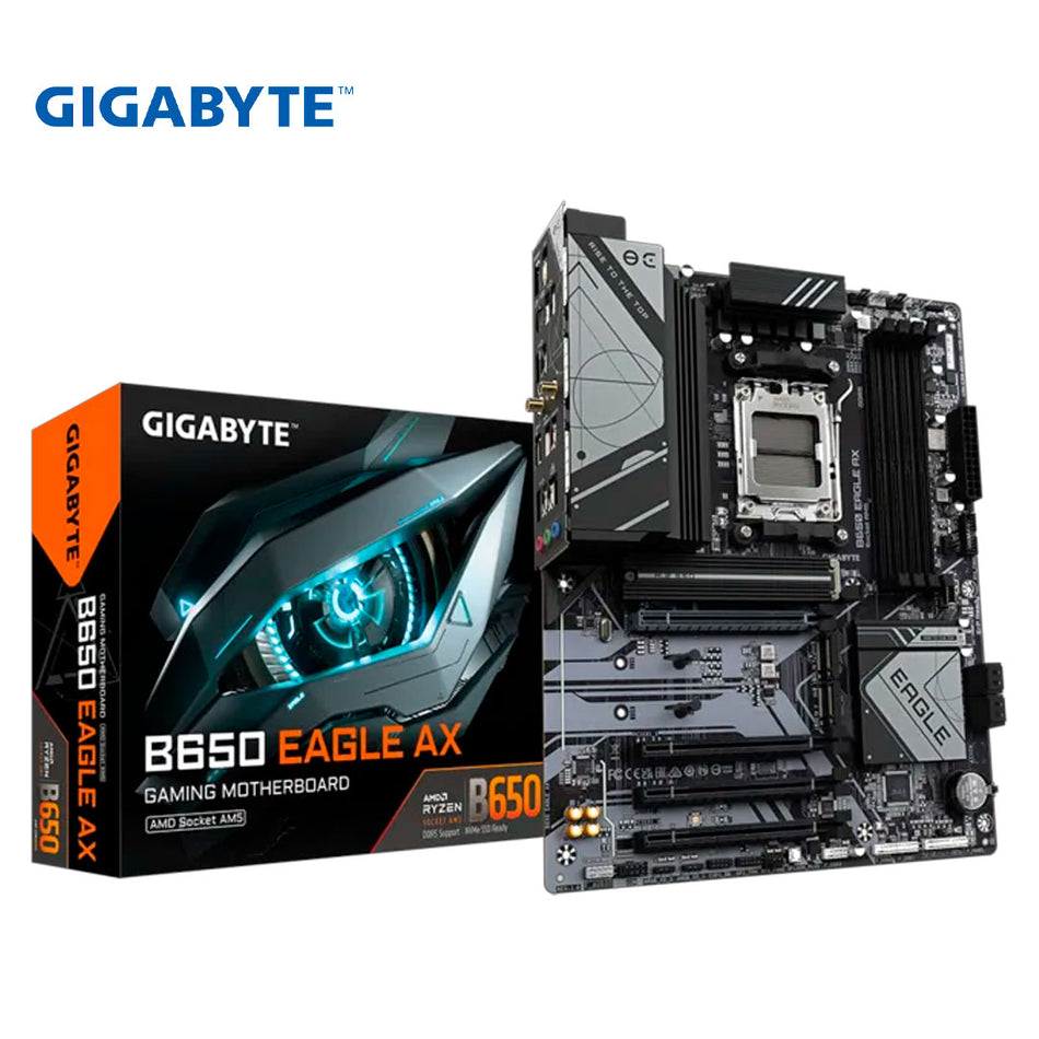 Placa base Gigabyte B650 EAGLE AX, chipset AMD B650, zócalo AMD AM5, ATX