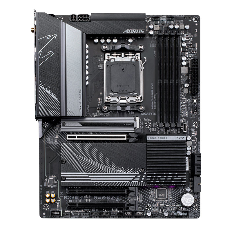 Placa base Gigabyte B650 AORUS ELITE AX V2, chipset AMD B650, zócalo AMD AM5, ATX