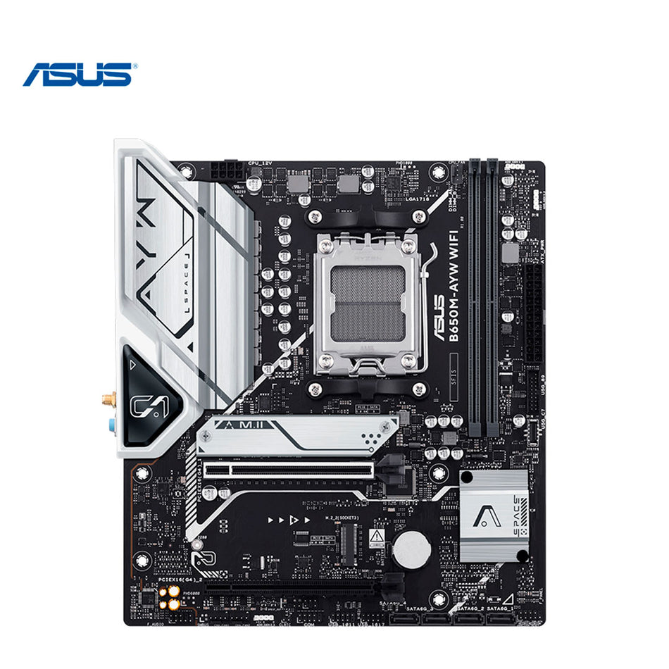 Placa base Asus B650M-AYW WIFI, chipset AMD B650, socket AMD AM5, mATX