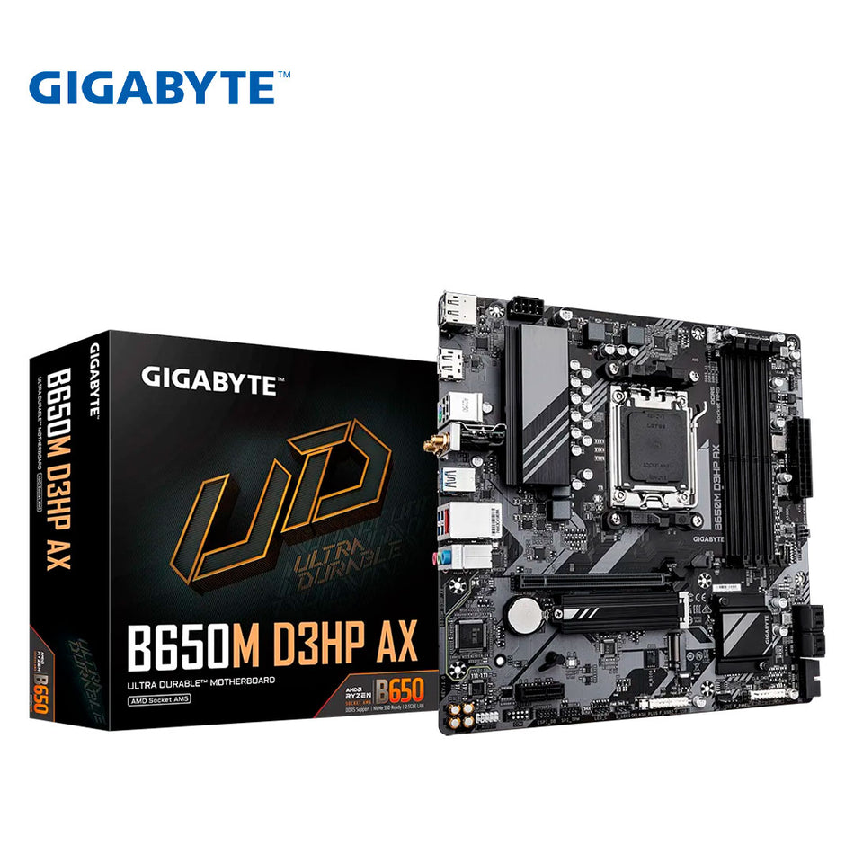 Placa base Gigabyte B650M D3HP AX, chipset AMD B650, zócalo AMD AM5, mATX