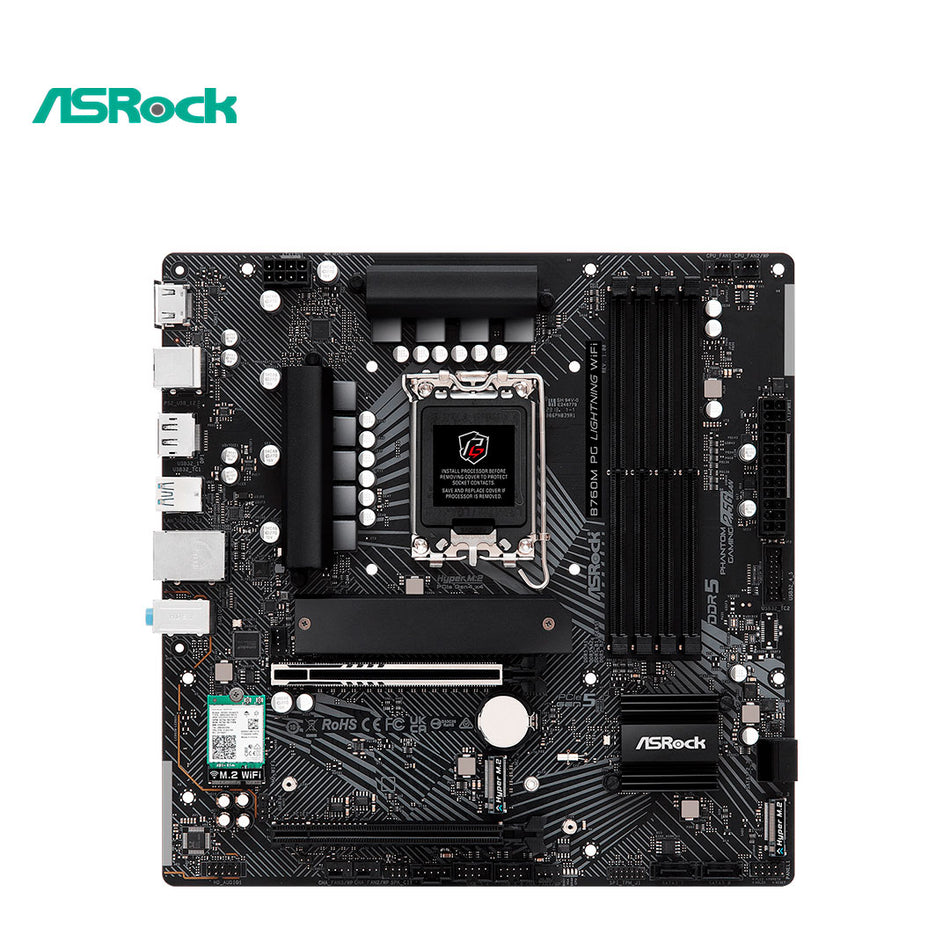 Motherboard ASROCK B760M PG Lightning WiFi, Chipset Intel B760, LGA1700, mATX