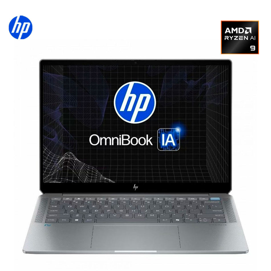 Laptop HP Ultra 14-fd0001la, 14" 2.2K (2240x1400), Ryzen AI 9 HX 375, 32GB, 1TB SSD, W11H, Gris