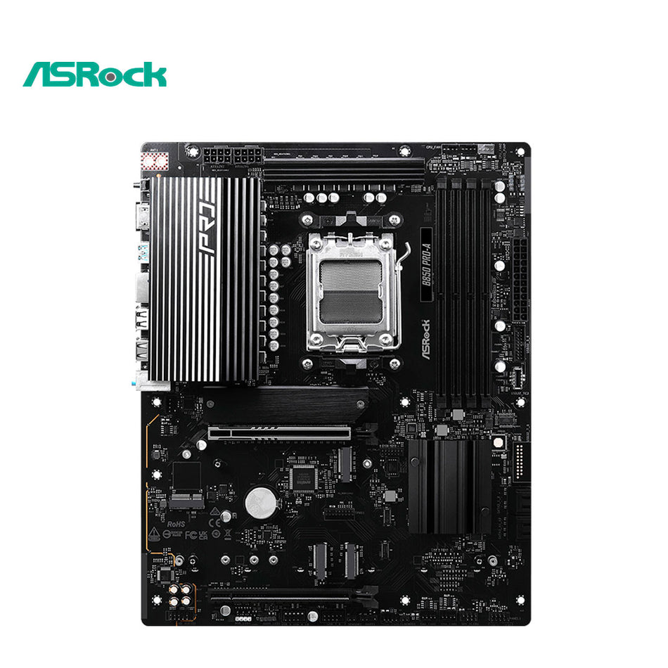 Placa base ASROCK B850 Pro-A, chipset AMD B850, zócalo AMD AM5, ATX