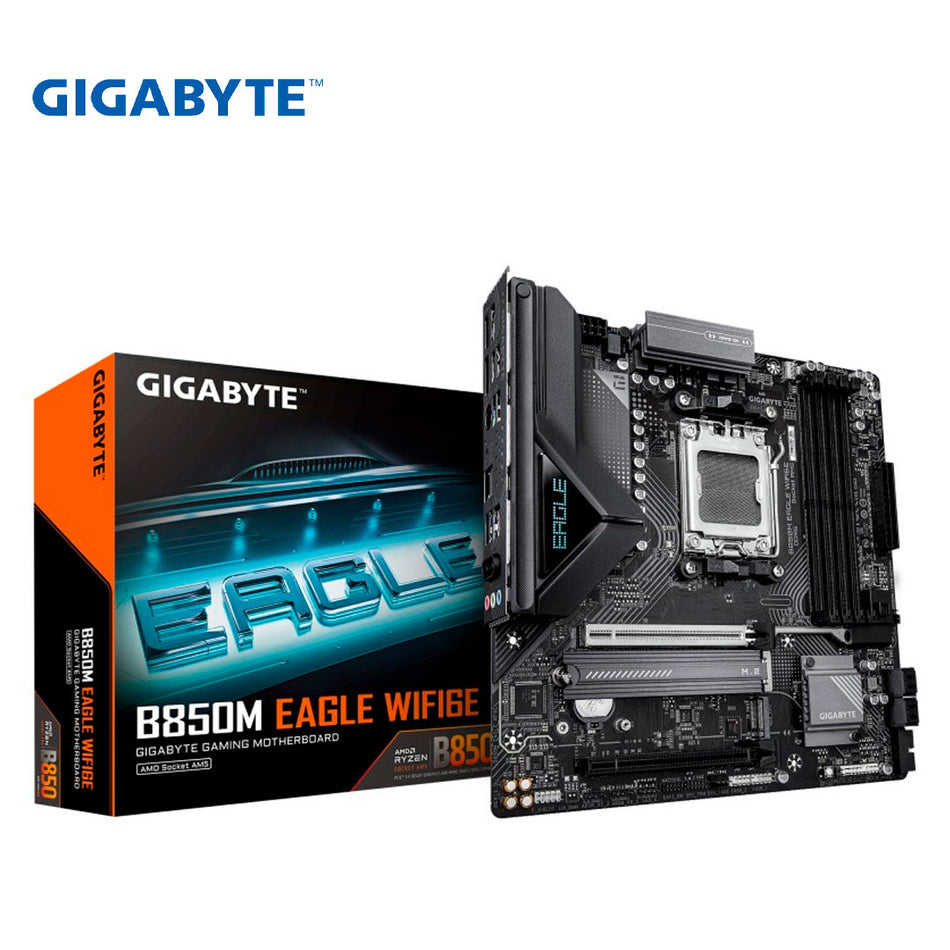 Placa base Gigabyte B850M EAGLE WF6E, Micro ATX, AM5, DDR5