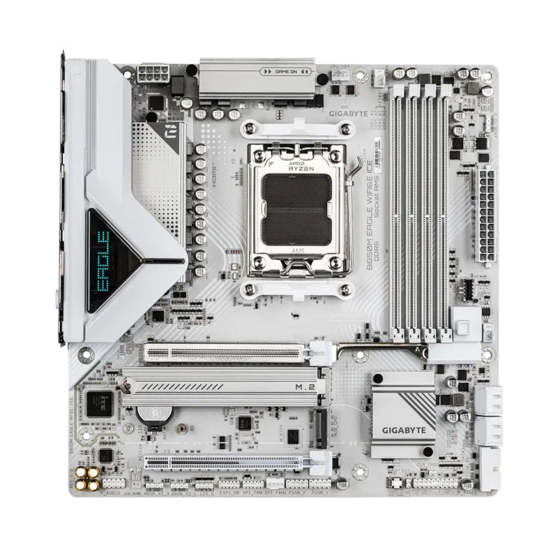 Placa base Gigabyte B850M EAGLE WF6E ICE, AM5, DDR5, HDMI, DP