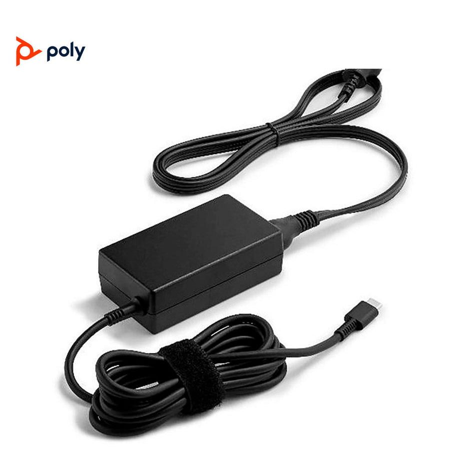 Adaptador de Corriente Poly B92SVAA, USB-C, 65W, 1m, Entrada 100-240V