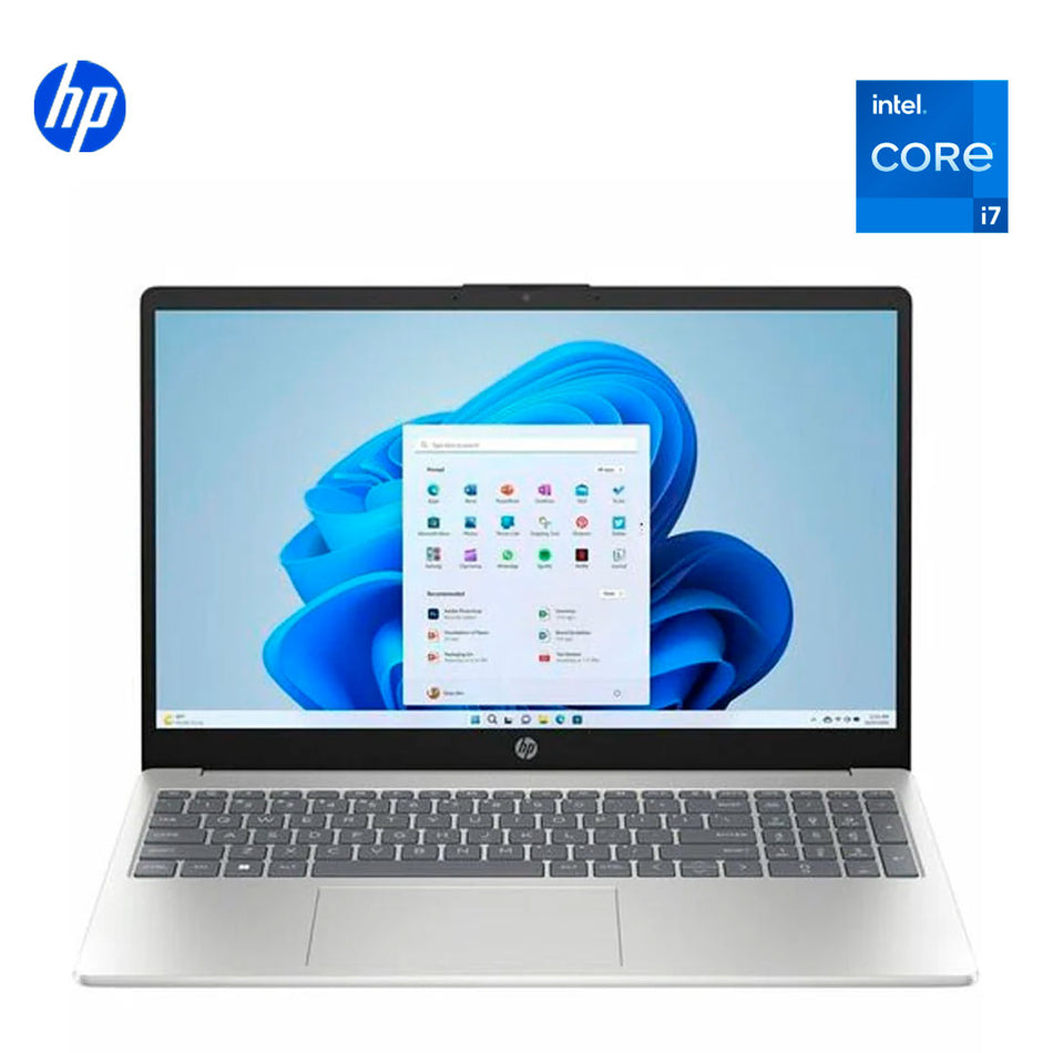 Laptop HP 15-fd0000 15-fd0097la 15.6" Intel Core i7-1355U 16GB 512GB SSD Full HD Español Teclado Plata