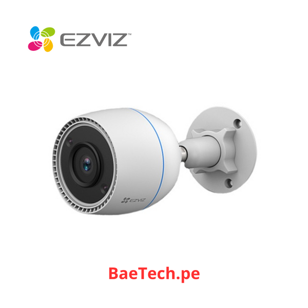 EZVIZ H3C, Cámara de Seguridad WIFI 2MP Full HD Audio bidireccional Detección Humano Alexa Luz estrobo