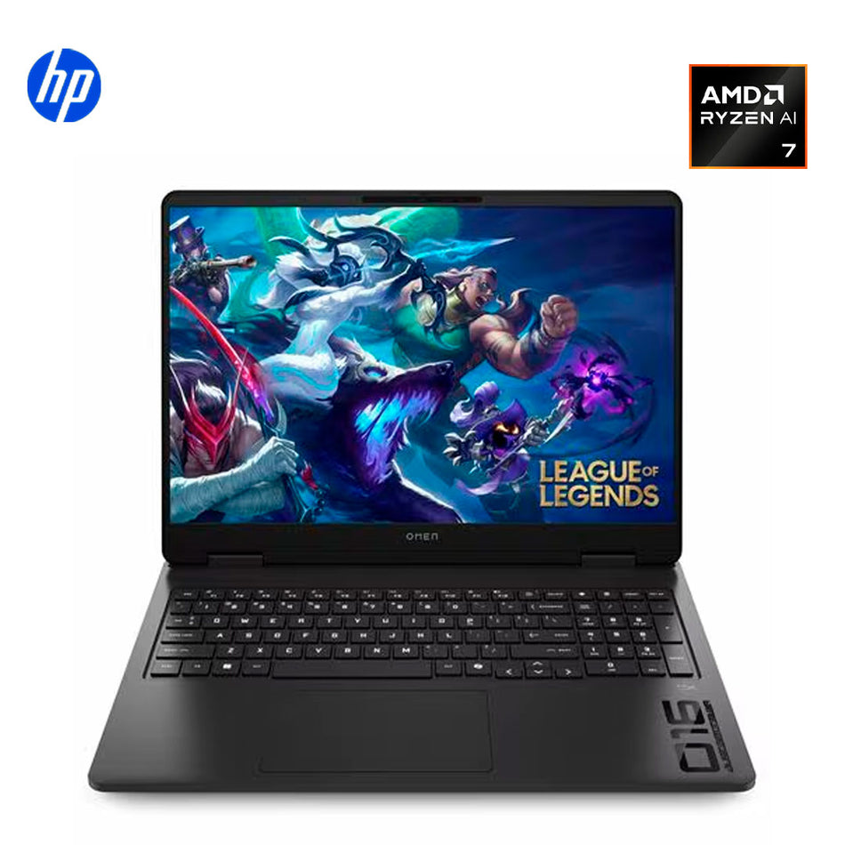 Laptop OMEN 16-ap0000 16-ap0001la 16" Ryzen AI 7 350 16GB 1TB SSD Copilot+ PC 2K 144Hz AMD Español Teclado Negro