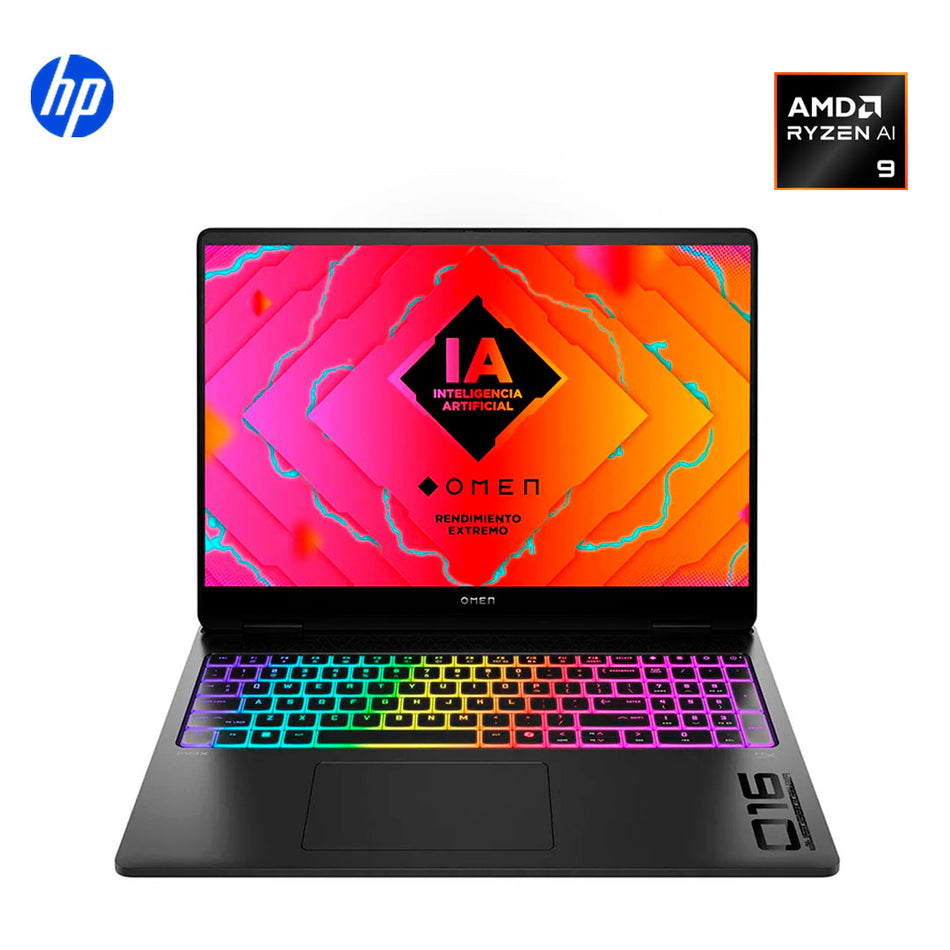 Laptop HP Gaming OMEN 16-ap0004la, 16" 2K IPS, AMD Ryzen AI 9 365 5.0 GHZ,32GB DDR5-5600