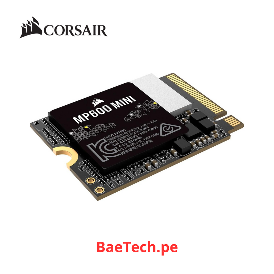 Unidad SSD Interno M.2 Corsair MP600 Mini 1TB PCIe - CSSD-F1000GBMP600MN