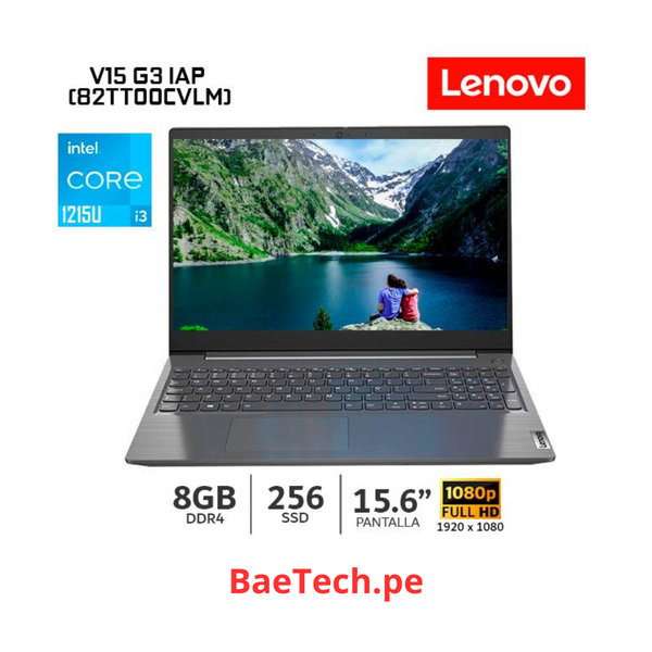Laptop Lenovo Intel Core I3 12°Gen 8GB Ram 256GB Ssd 15.6" FHD - 82TT00CVLM