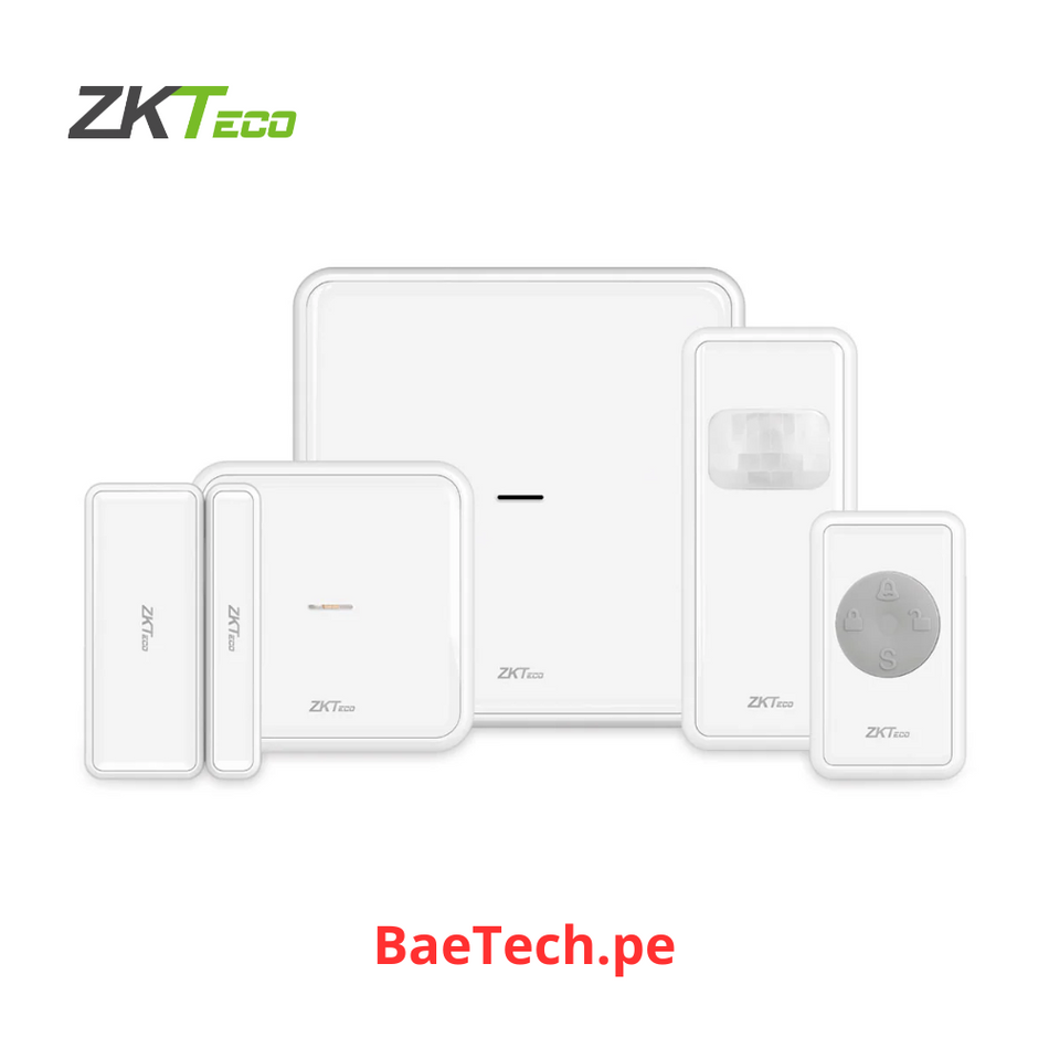 ZKTECO AP101 - KIT DE ALARMA INTELIGENTE WIFI CON SENSOR DE MOVIMIENTO Y CONTACTO MAGNETICO