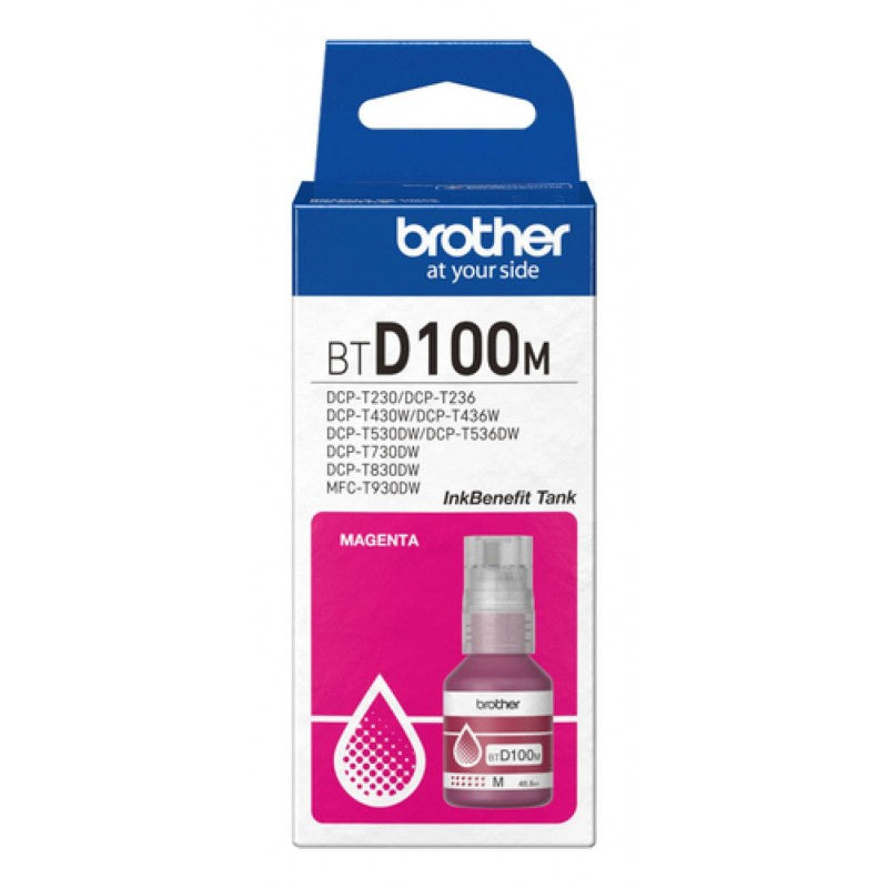Tinta Brother BTD100M, 5K pag, Magenta