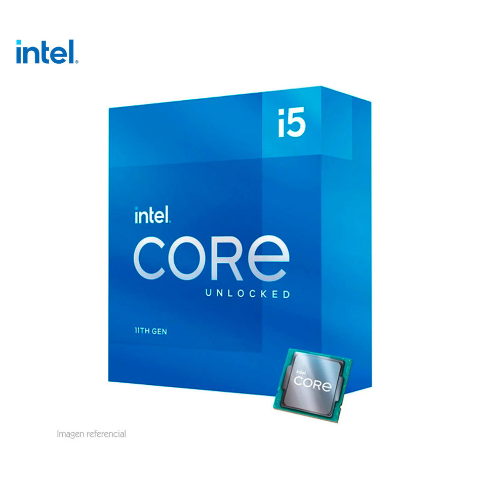 Procesador Intel Core i5-11600K 3.90 / 4.90 GHz, 12 MB Caché L3, LGA1200, 125W, 14 nm.
