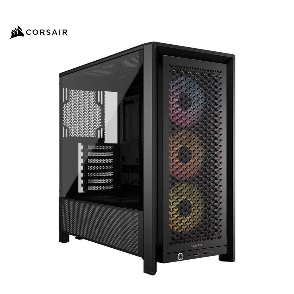 Case Corsair FRAME 4000D RS CC-9011296-WW, Vidrio templado, ATX, Mid Tower, Negro