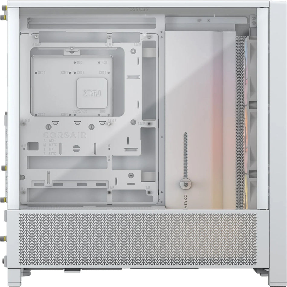 Case Corsair FRAME 4000D RS ARGB torre media Blanca (CC-9011297-WW)