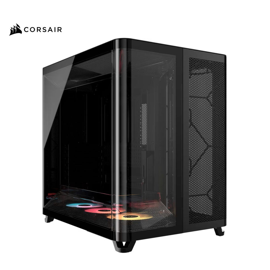 Case para PC Corsair ARGB AIR 5400 RS-R semitorre con triple cámara