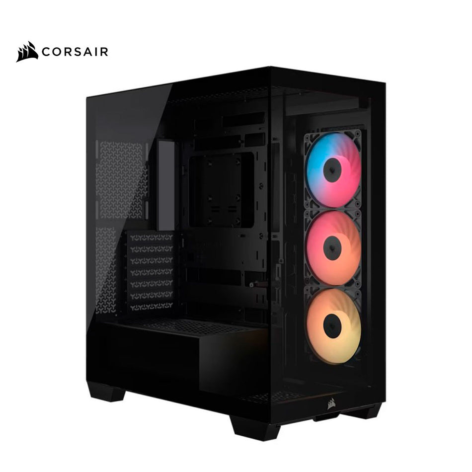 Case Corsair 3500X RS-R CC-9011322-WW, Vidrio templado, ATX, Mid Tower, Negro