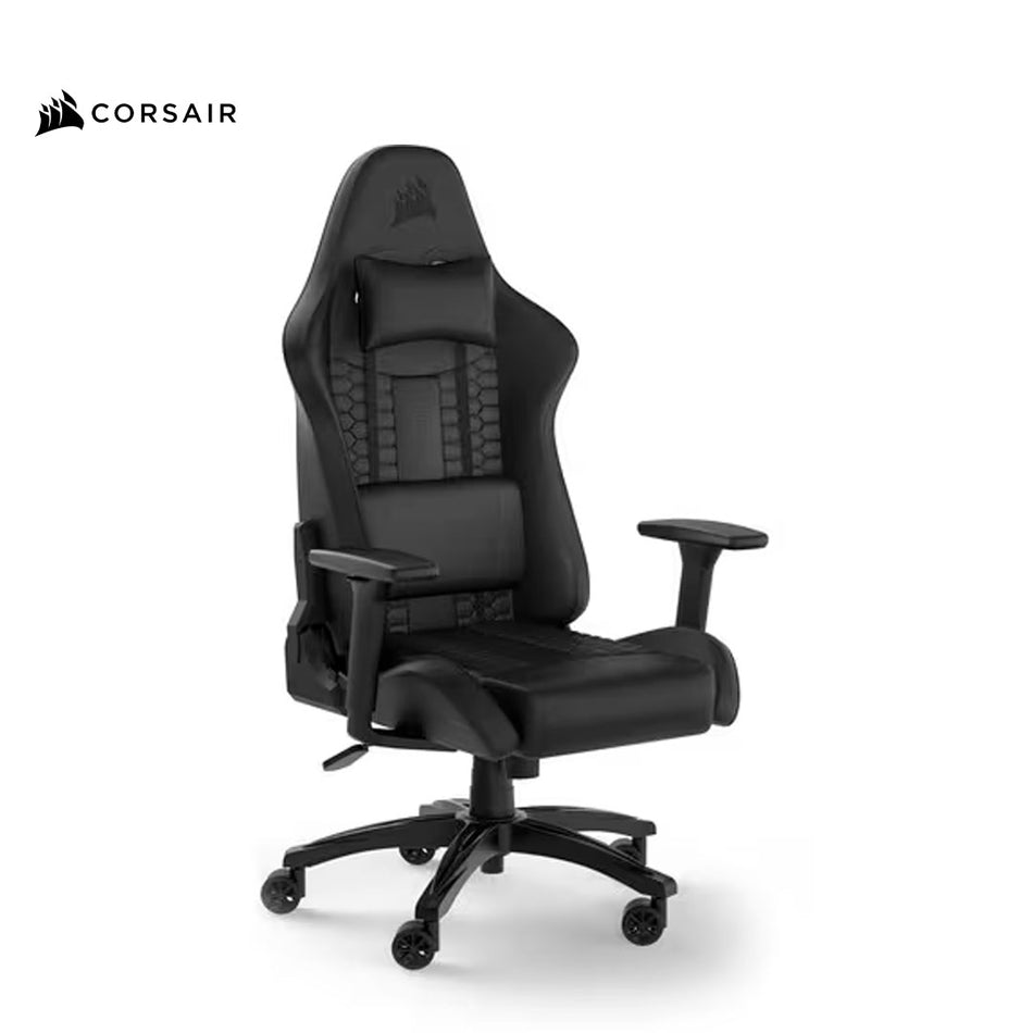 Sillón de Juego Corsair TC100 - Espuma de memoria, Acero, Nilón - Negro