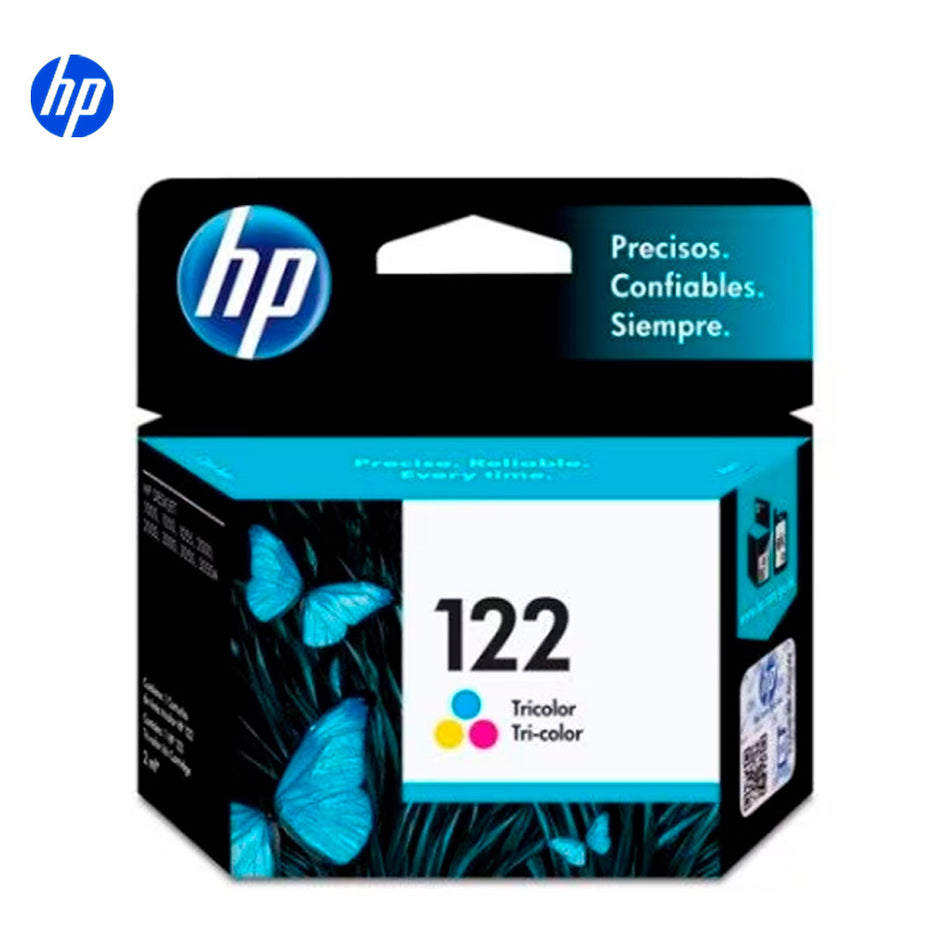 Cartucho de tinta HP 122 Inyección de tinta Tricolor Original CH562HL-R
