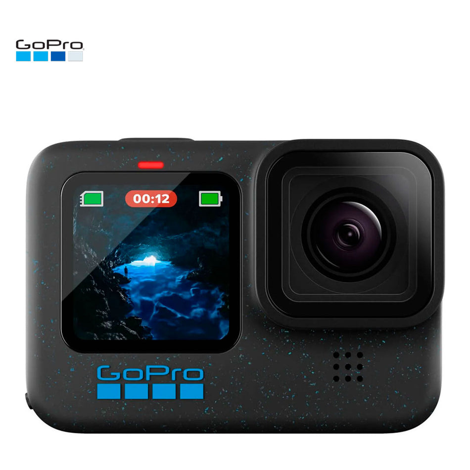 Cámara de acción GoPro Hero 12 Black 5.3K, 27MP, pantalla táctil fija, sumergible 10 metros